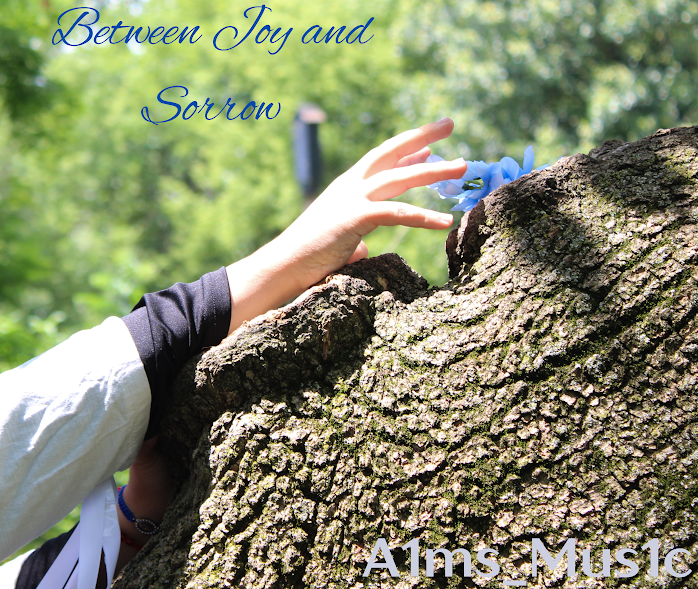 Preliminary release cover art for Aimee Escalante-Papp's EP, "Between Joy and Sorrow." Courtesy @A1ms_mus1c, Instagram